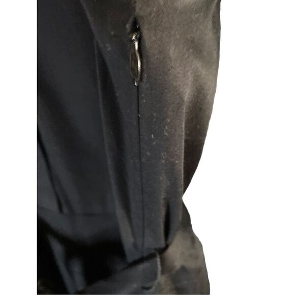 Talbots black stylish pleated sheet every day party dress size 12 P - Picture 3 of 7